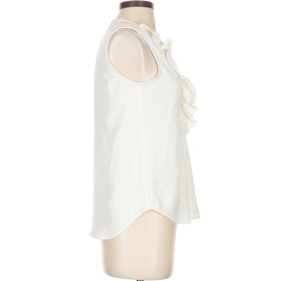 J.Crew Cream Sleeveless blouse - Picture 3 of 7